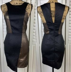 Touch` Black & Silver Dress French
